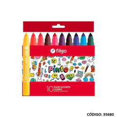 Marcadores Jumbo Filgo x 10