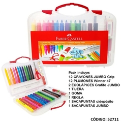 Set maletin Faber pre-escolar x 31 piezas