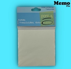 Memo Transparente Cristal 75x75mm x 50 hojas en internet