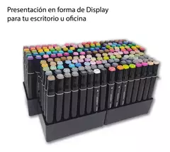 Marcadores Deli al alcohol doble punta x 168 - comprar online