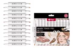 Marcadores Artisticos Filgo Alloy Tonos Piel Doble Punta - comprar online