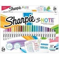 Resaltadores Sharpie Snote x 24