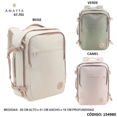 Mochila Amayra Travel - El Colegio Librería y Juguetería Didáctica