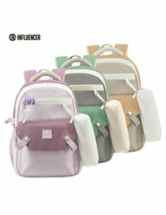 Lsyd Mochila Verde Influencer School 18plg 68.3221