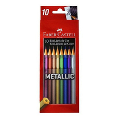 LAPICES FABER METALLIC x10u