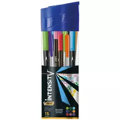 MARCADORES BIC KIT INTENSITY x 15