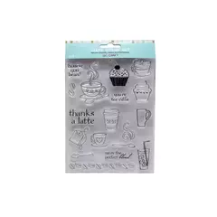 SELLO SILICONADO CRISTAL 6X8\" COFFEE - comprar online