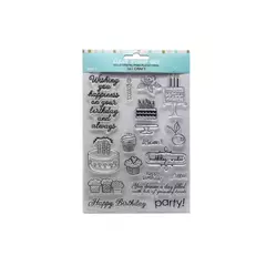 SELLO SILICONADO CRISTAL 6X8\" PARTY