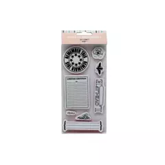 SELLO SILICONADO CRISTAL 4X8\" NOTAS - comprar online