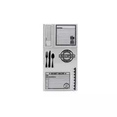 SELLO SILICONADO CRISTAL 4X8\" RECETAS - comprar online