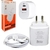 CARGADOR DE PARED PRO21 USB C + USB QUALCOM + CABLE TIPO C A TIPO C - comprar online