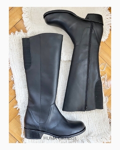 HUMA10 Bota H BAJA caña alta Negra con Elástico - comprar online