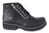 Huma10 Borcego COMBI Talles Grandes Cuero Mujer Acordonado N