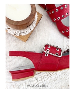 Huma10 Zapato Bajo STONE Talles Grandes Rojo - comprar online