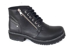 Huma10 Borcego COMBI Talles Grandes Cuero Mujer Acordonado N - comprar online