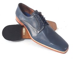 Huma10 Zapato Hombre Talle Grande Especial 46 Al 50 Azul Pi en internet