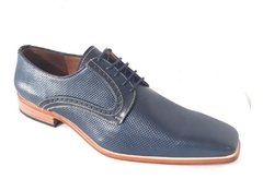 Huma10 Zapato Hombre Talle Grande Especial 46 Al 50 Azul Pi