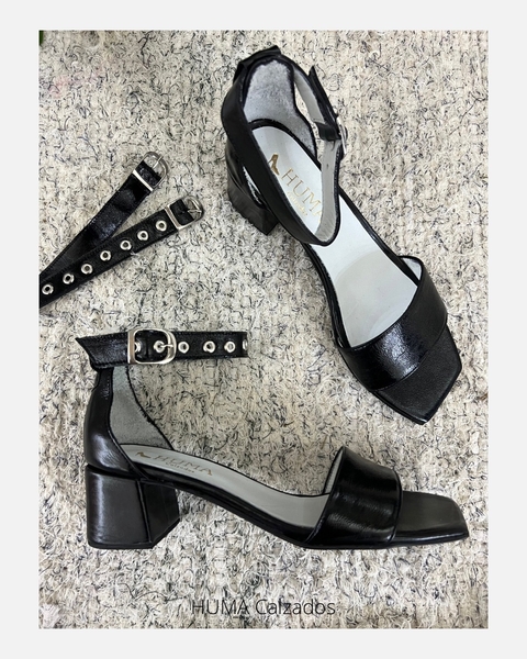 Huma10 Sandalia GIO CHAROL Talles Grandes Negro