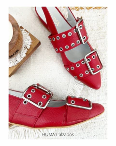 Huma10 Zapato Bajo STONE Talles Grandes Rojo en internet