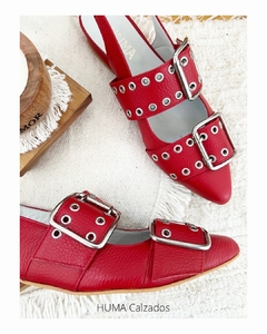 Huma10 Zapato Bajo STONE Talles Grandes Rojo - comprar online