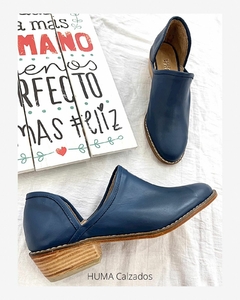 Huma10 Zapato tipo botineta Talles Grandes Mujer Azul Jean - comprar online