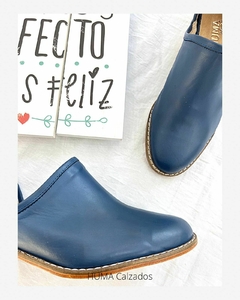Huma10 Zapato tipo botineta Talles Grandes Mujer Azul Jean - comprar online