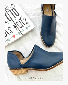 Huma10 Zapato tipo botineta Talles Grandes Mujer Azul Jean - tienda online