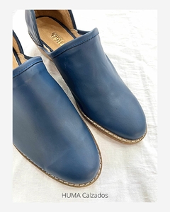 Imagen de Huma10 Zapato tipo botineta Talles Grandes Mujer Azul Jean