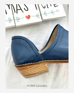 Huma10 Zapato tipo botineta Talles Grandes Mujer Azul Jean en internet