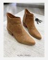 HUMA10 Texana corta Talles Grandes Mujer Suela