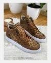 Huma10 Zapatilla Botita Mujer Talles Grandes Animal Print - comprar online