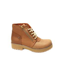 Huma10 Borcego Talles Grandes Cuero Mujer Acordonado Suela - comprar online