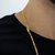 CORRENTE 3 POR 1 - 3MM - FECHO GAVETA - 6,5G - 70CM + PINGENTE CRUZ DETALHADA - 3X1,5CM - BANHADO A OURO 18K - Money Jóias | Correntes - Pingentes - Pulseiras - Brincos - Anéis