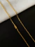 CORRENTE CADEADO - 3MM - FECHO CANHÃO - 11G - BANHADO A OURO 18K