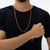 CORRENTE CADEADO - 3MM - FECHO CANHÃO - 11G + PULSEIRA CADEADO - 3MM - FECHO CANHÃO - 4G - BANHADO A OURO 18K - comprar online