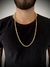 CORRENTE CADEADO - 6,5MM - FECHO TRAVA DUPLA - 70CM - 50G - BANHADO A OURO 18K - comprar online