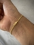 PULSEIRA CADEADO DUPLO 2,8MM - FECHO GAVETA - 3G - BANHADO A OURO 18K