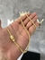 CORRENTE CADEADO DUPLO 4MM - FECHO TRAVA DUPLA - 15G - BANHADO A OURO 18K - comprar online