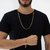 CORRENTE GRUMET DUPLA 3MM - FECHO GAVETA - 10,5G + PULSEIRA GRUMET DUPLA - 3MM - FECHO GAVETA - 4G - BANHADO A OURO 18K na internet