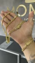 CORRENTE GRUMET DUPLA - 7MM - FECHO GAVETA - 42,7G + PULSEIRA GRUMET DUPLA - 7MM - FECHO GAVETA TRAVA DUPLA - 12,8G - 22CM - BANHADO A OURO 18K - comprar online