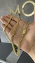 CORRENTE GRUMET DUPLA - 7MM - FECHO GAVETA - 42,7G - BANHADO A OURO 18K - comprar online