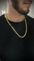 CORRENTE GRUMET DUPLA - 7MM - FECHO GAVETA - 42,7G - BANHADO A OURO 18K na internet