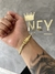 PULSEIRA GRUMET FLAT DETALHADA 6MM - FECHO TRAVA DUPLA - 18G - BANHADO A OURO 18K na internet