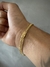 PULSEIRA GRUMET LACRAIA 6MM - FECHO GAVETA - 8G - BANHADO A OURO 18K