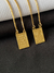 ESCAPULÁRIO VENEZIANA SAGRADO CORAÇÃO DE JESUS E NOSSA SENHORA - 70CM - BANHADO A OURO 18K - comprar online
