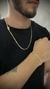 CORRENTE CADEADO DUPLO - 4MM - FECHO TRAVA DUPLA - 15G + PULSEIRA CADEADO DUPLO 4MM - FECHO TRAVA DUPLA - 5G - BANHADO A OURO 18K na internet