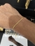 PULSEIRA PIASTRINE 2MM - FECHO TRADICIONAL - BANHADO A OURO 18K - comprar online