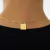 ESCAPULÁRIO CADEADO ALONGADO POMBA DA PAZ - 70CM - BANHADO A OURO 18K - loja online