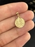 PINGENTE SÃO BENTO 1X1 CM - BANHADO A OURO 18K - comprar online