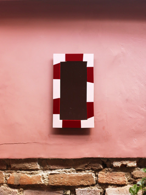 Espelho Miragem – Rosa+Vinho